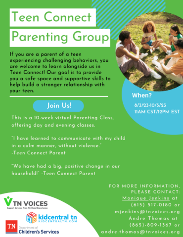 Teen Parenting Class opportunity--morning